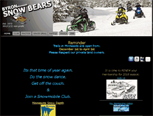 Tablet Screenshot of byronsnowbears.com
